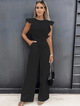 Cindy - Elegant Women's Jumpsuit With Flutter Sleeve