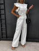 Cindy - Elegant Women's Jumpsuit With Flutter Sleeve