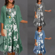 Emmy - Elegant Women's Floral Print Dress with Blazer