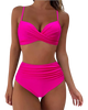 Kay - Stylish Women's Bikini Set with Floral and Leopard Print
