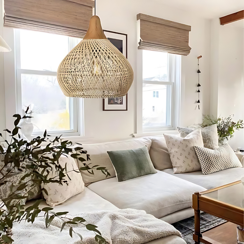 Luminis - Handwoven Rattan Pendant Light For Warm Ambience