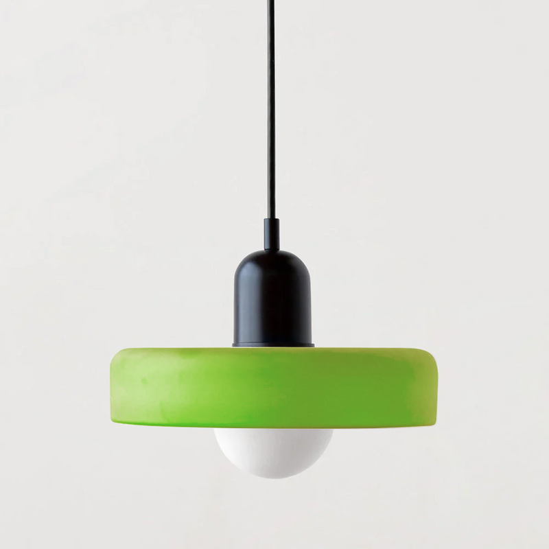 GleaMore - Bauhaus Pendant Light in Stylish Colored Glass