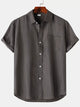 Ursula - Stylish Men's Short-Sleeved Shirt with Chest Pocket