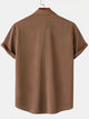Ursula - Stylish Men's Short-Sleeved Shirt with Chest Pocket