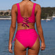 Rosemarie - Wrap Bikini Top With Wide Straps High Waist Side Tie