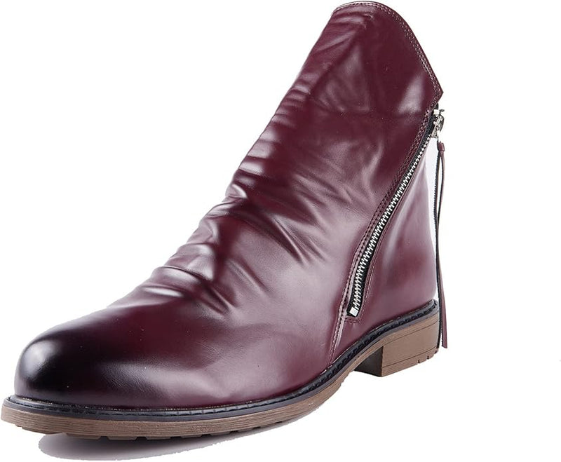 Adam - Hugo Stylish Zipper Boots for Men - All Season Elegance