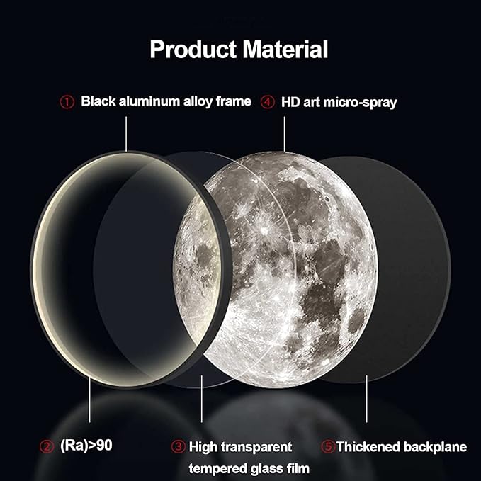 Beddora - Doha Moon Lamp Soothing Moonlight For Relaxation Bedtime