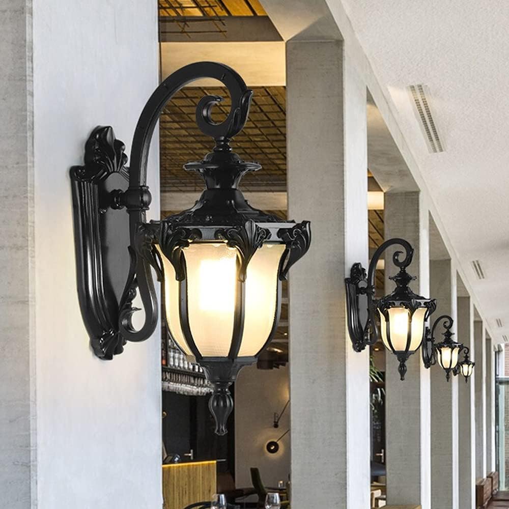 Glowlyn - Vintage Outdoor Wall Lamp Weather Resistant For Patio