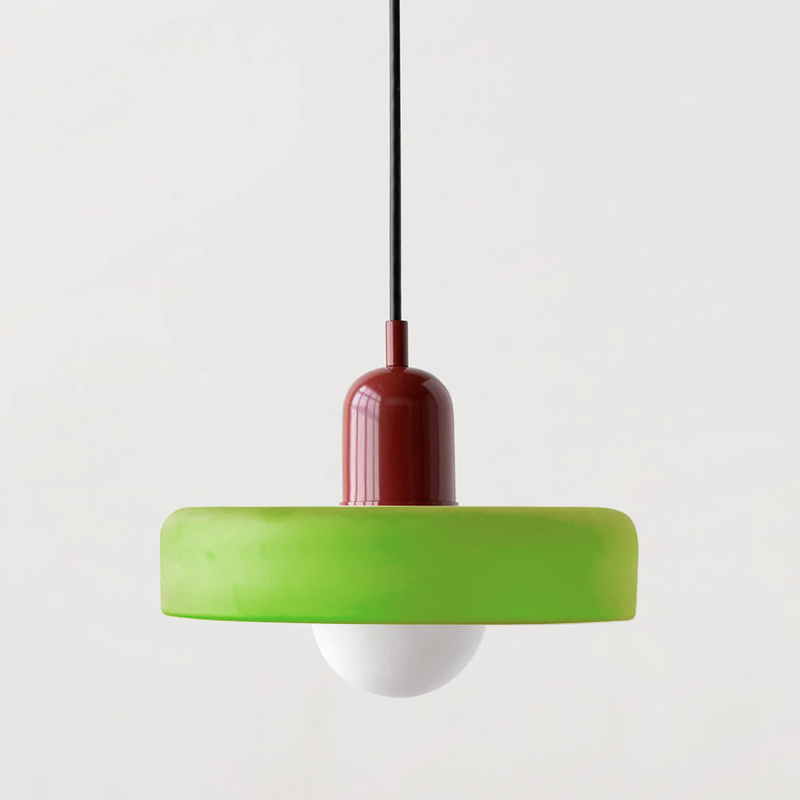 GleaMore - Bauhaus Pendant Light in Stylish Colored Glass