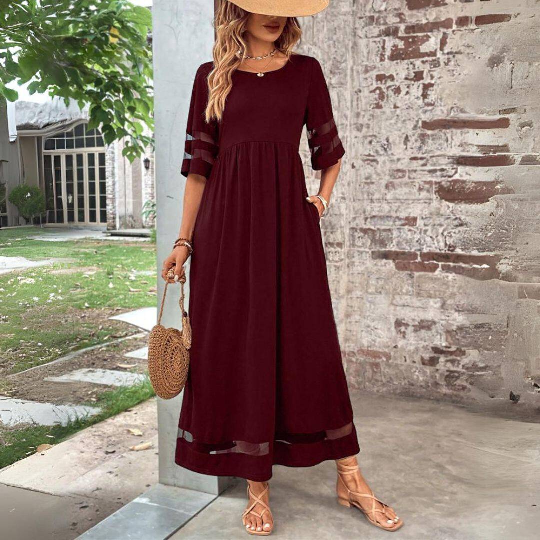 Velvet - Flattering Elegance Dress with Tummy Coverage for Effortless Confidence