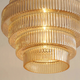 Solarae - Hebes Retro Glass Pendant Lamp Brass Elegant Living Room