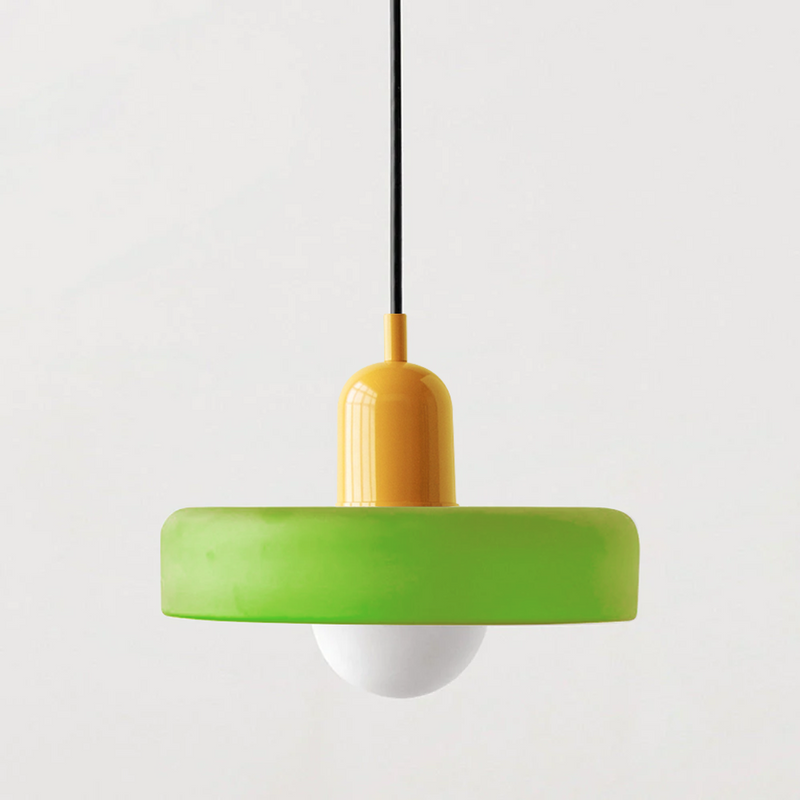 GleaMore - Bauhaus Pendant Light in Stylish Colored Glass