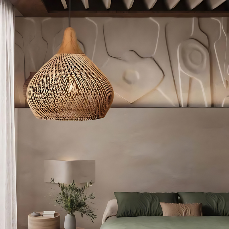 Luminis - Handwoven Rattan Pendant Light For Warm Ambience