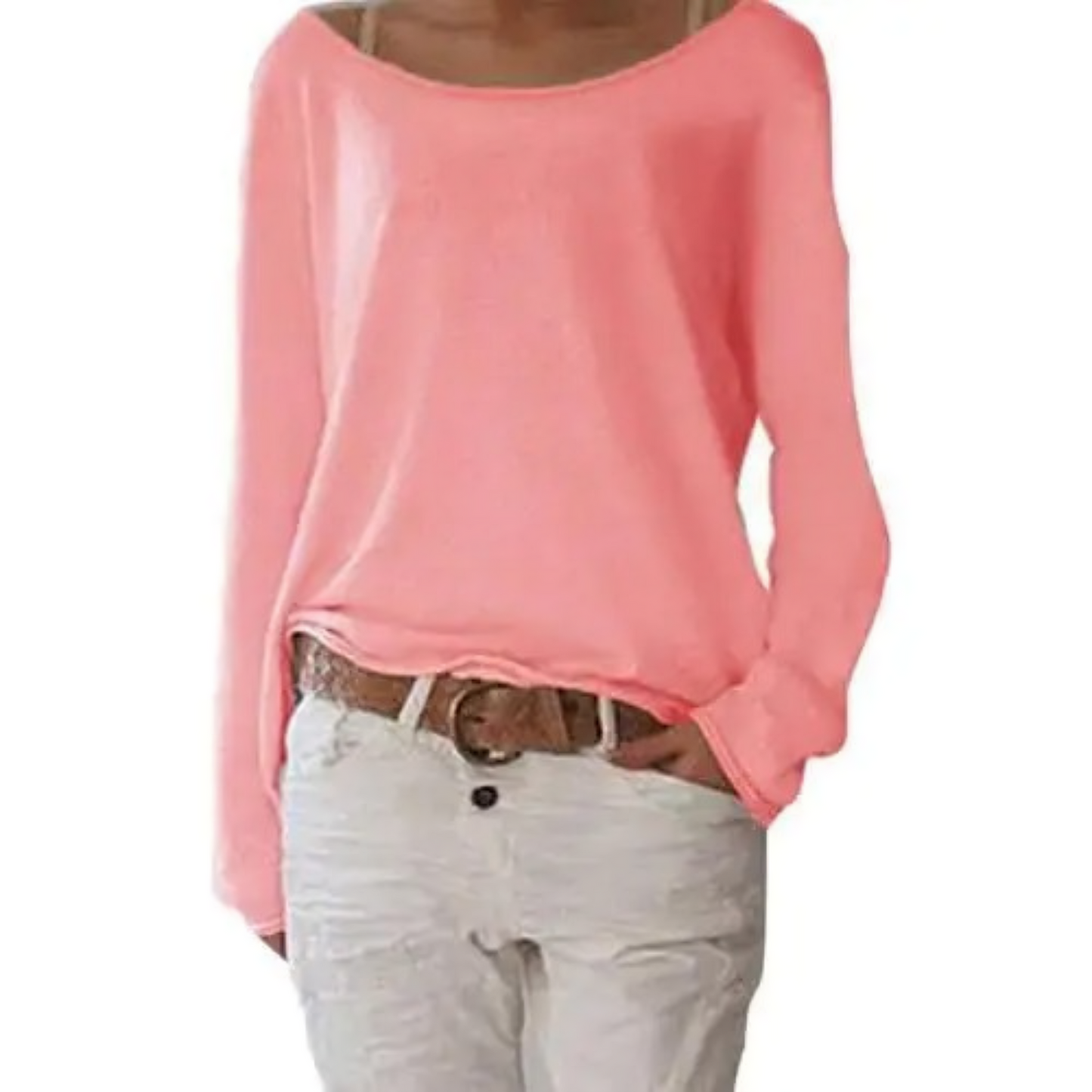 Tabby - simple long sleeve T shirt for casual women