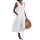 Sabine - Stylish Premium V-neck Dress with Pockets and Flowy Design