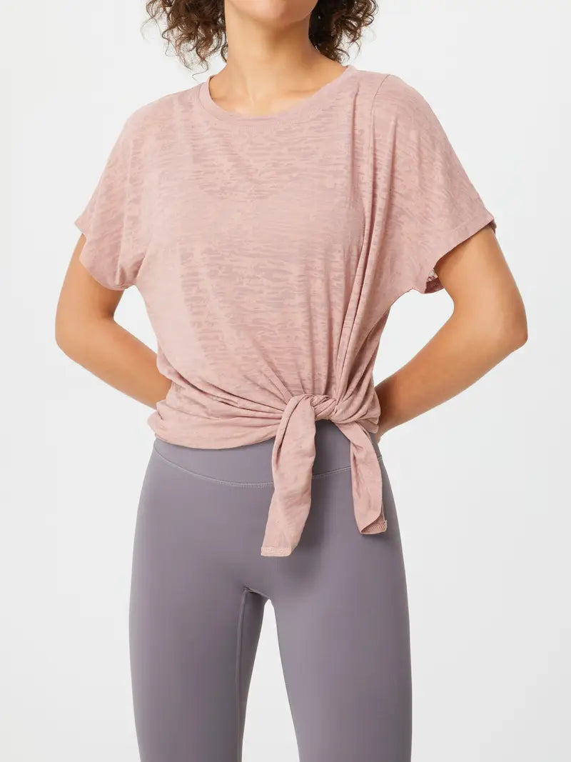 Beatrice - Stylish and Lightweight Burnout T-shirt for Effortless Movement