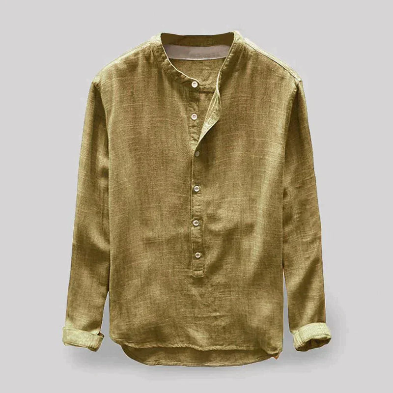 Viktor - Stylish Men's Linen Shirt for Casual and Professional Wear