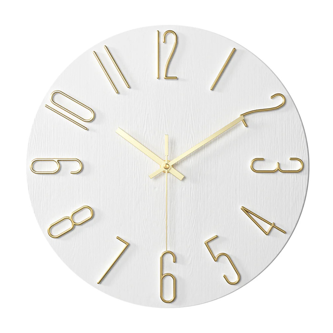 Faucetra - Modern Wall Clock For Living Room Minimalist Design