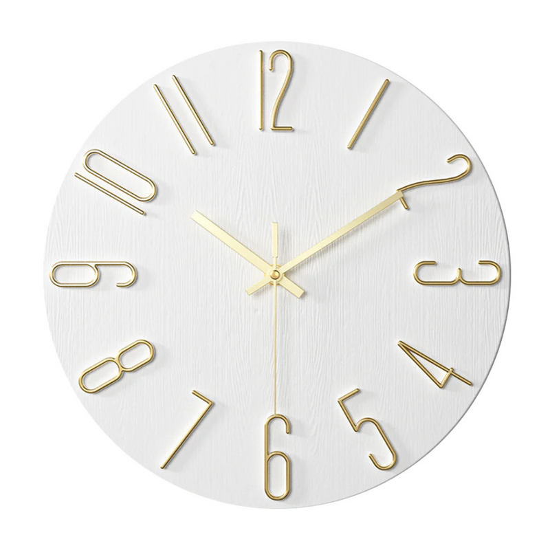 Faucetra - Modern Wall Clock For Living Room Minimalist Design