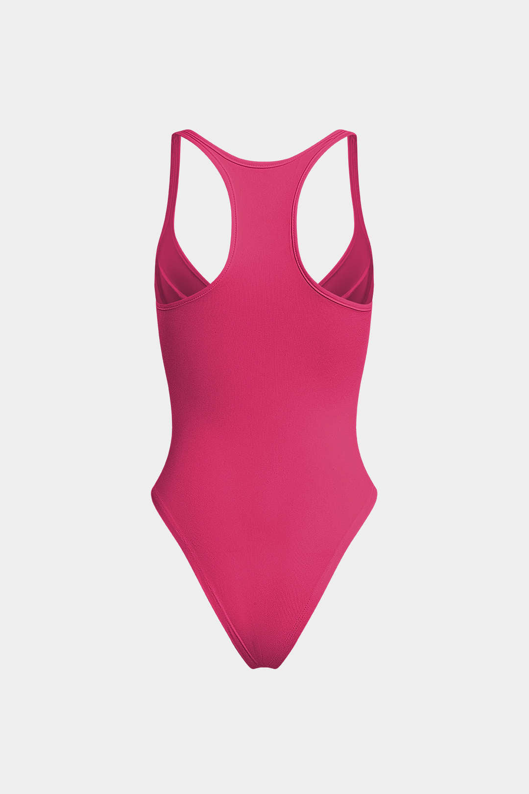 Orla - Basic Solid Deep-V Neck Bustier Bodysuit for Stylish Layering