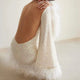 Sophie - Glamorous Evening Dress with Sequins and Feather Hem