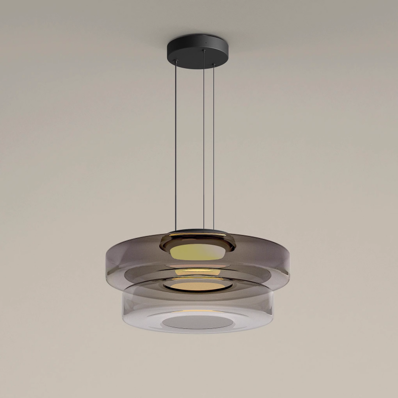 AuraLuxe - Bauhaus Style Glass Pendant Lighting for Modern Interiors