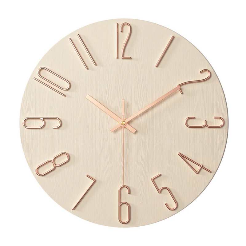 Faucetra - Modern Wall Clock For Living Room Minimalist Design