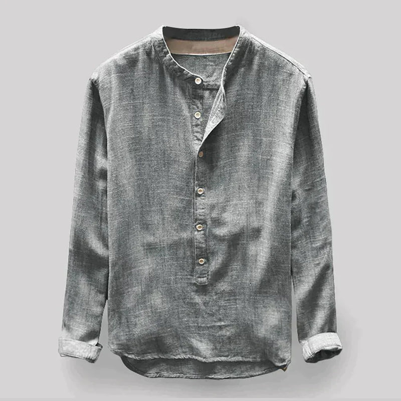 Viktor - Stylish Men's Linen Shirt for Casual and Professional Wear