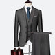 Dean - Elegant 3-Piece Formal Men's Suit Set for Business and Weddings