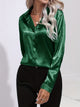 Dora - Elegant Women's Blouse in Luxurious Satin Finish