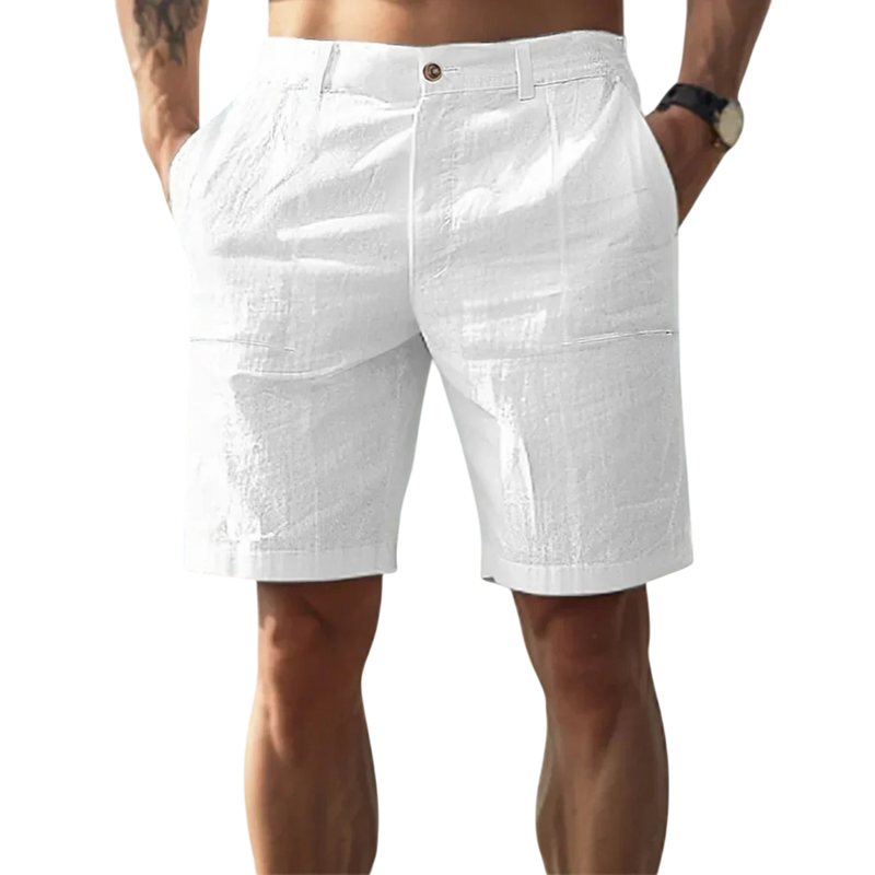Wyatt - Casual Men's Linen Shorts for Relaxed Summer Days