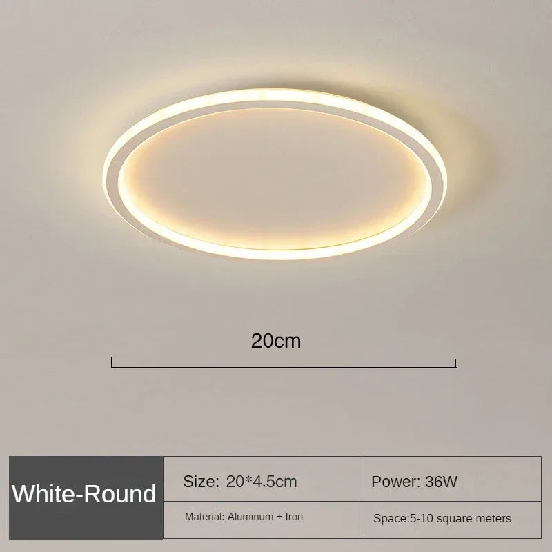 Luxwalk - AuroraGlobe Nordic Round Ceiling Light Fixture