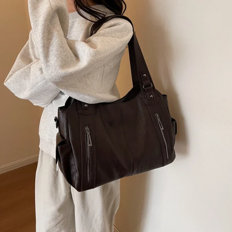 Marie - Elegant Leather Shoulder Bag for Stylish Women