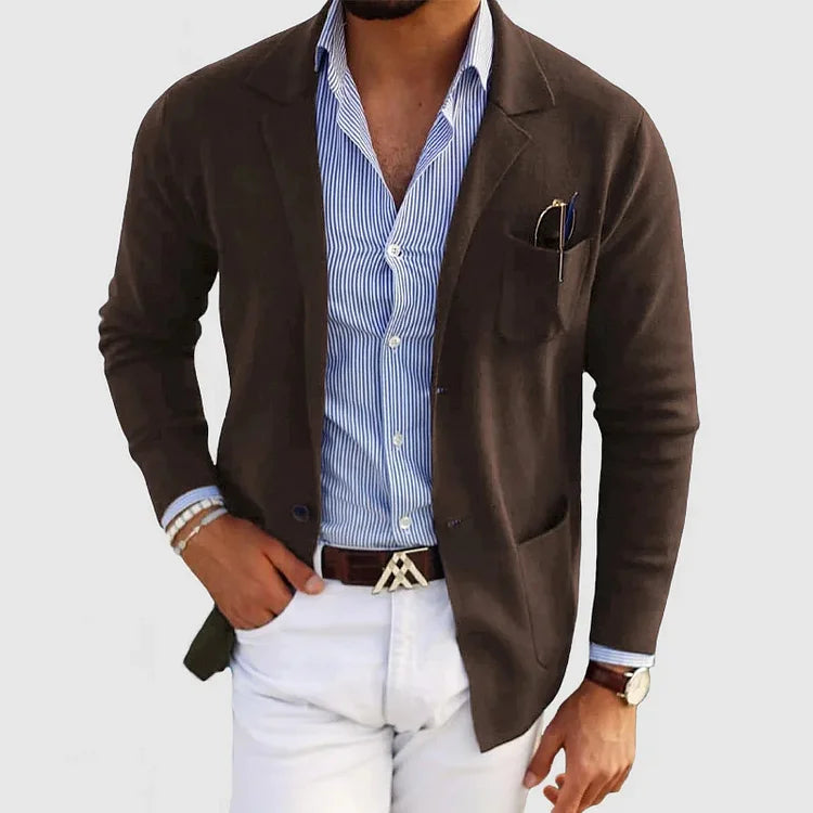 Sterling - Versatile men's cardigan for smart casual wear