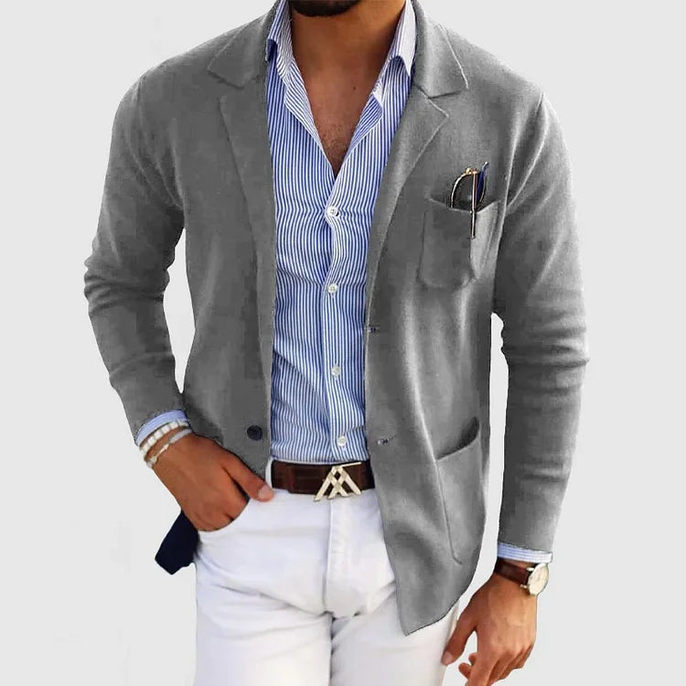 Sterling - Versatile men's cardigan for smart casual wear