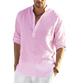 Everett - Elegant Men's Linen Shirt with Classic Collar