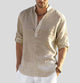 Everett - Elegant Men's Linen Shirt with Classic Collar