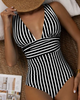 Moll - Elegant Women's Summer Sensation Swimsuit with Stripes