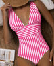 Moll - Elegant Women's Summer Sensation Swimsuit with Stripes