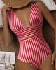 Moll - Elegant Women's Summer Sensation Swimsuit with Stripes