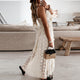 Harlow - Boho Chic Dress with Romantic Embroidery and Playful Pompoms