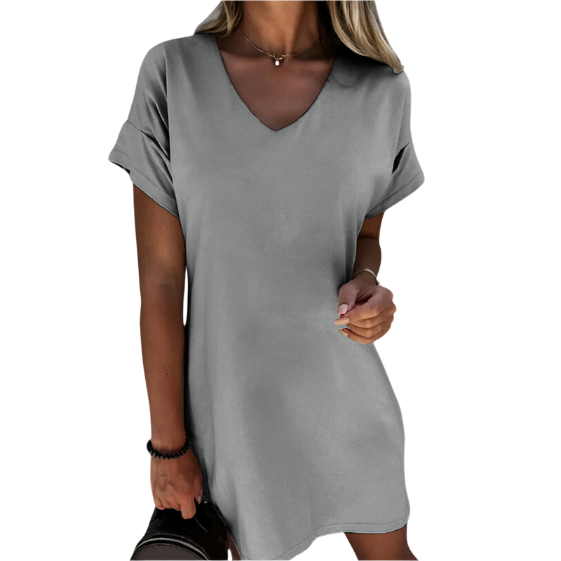 Deanna - Casual High-Quality Women's Mini Dress for Effortless Style