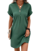 Victoria - Stylish V-neck Dress for Any Occasion in Vibrant Colors