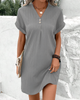 Victoria - Stylish V-neck Dress for Any Occasion in Vibrant Colors