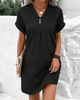 Victoria - Stylish V-neck Dress for Any Occasion in Vibrant Colors