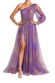 Ariella - Elegant Women's Long Summer Evening Gown with Floral Design