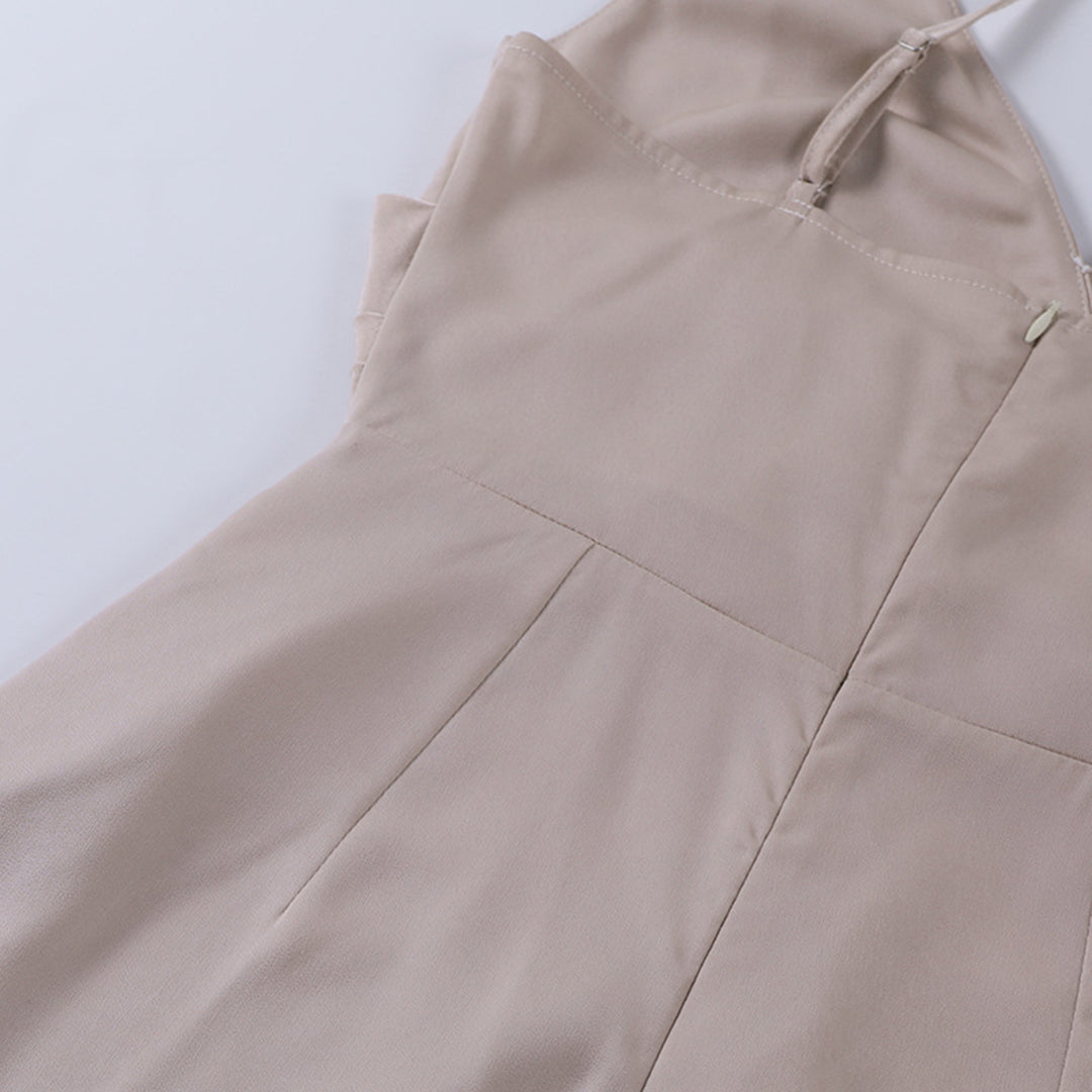 Dina - Elegant Midi Dress with Stylish Wrap Detail for Women