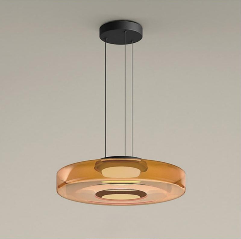 AuraLuxe - Bauhaus Style Glass Pendant Lighting for Modern Interiors