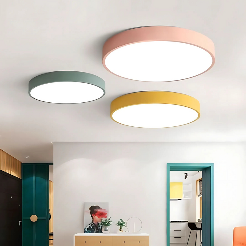 Matellis - Nordic Wood Led Ceiling Light In Scandinavian Style