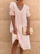 Kinslee - Elegant Casual Women's Midi Dress for Summer Style